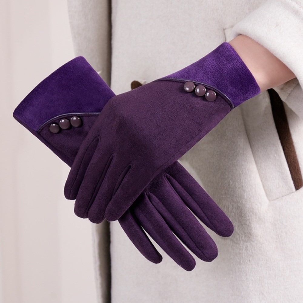 Winter Glove Insulated - Pratik, Şık, Kışlık, Termal Eldivenler, Kalın,