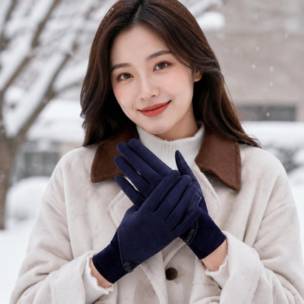 Winter Glove Insulated - Pratik, Şık, Kışlık Termal Eldivenler, Kalın,