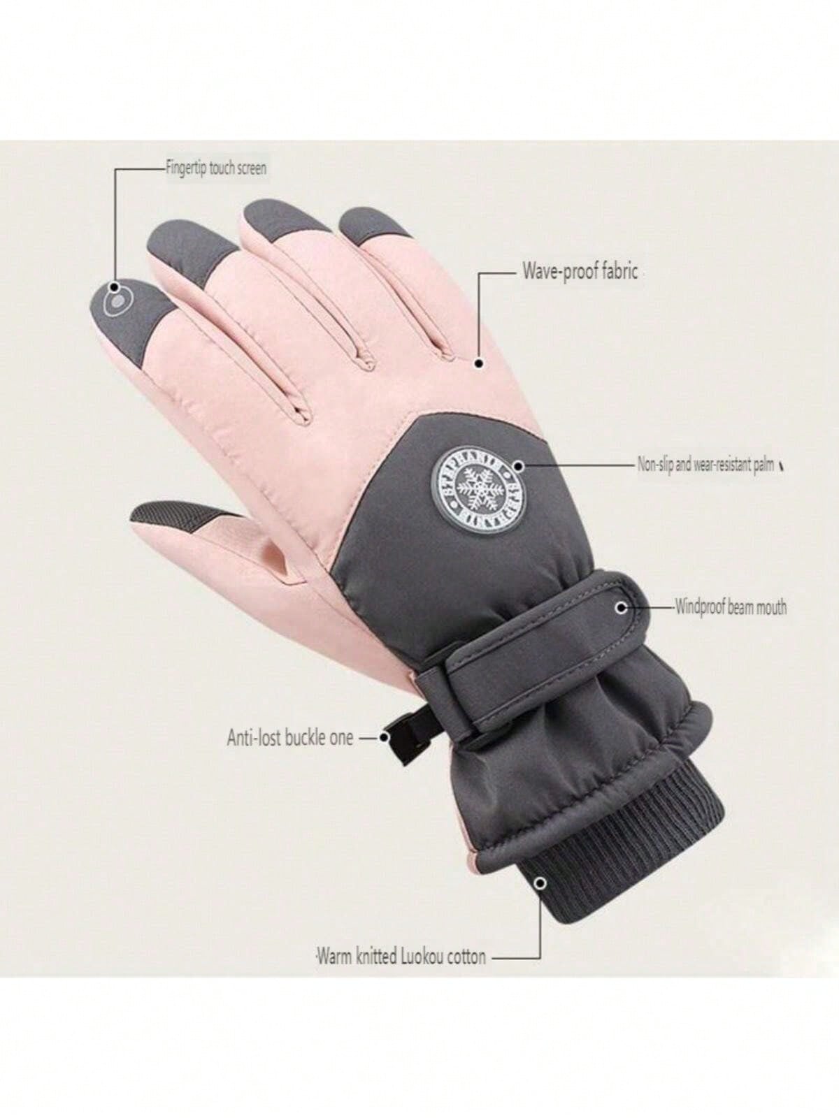 Winter Glove Insulated - 1 adet Yalıtımlı Kışlık Kayak Eldiveni
