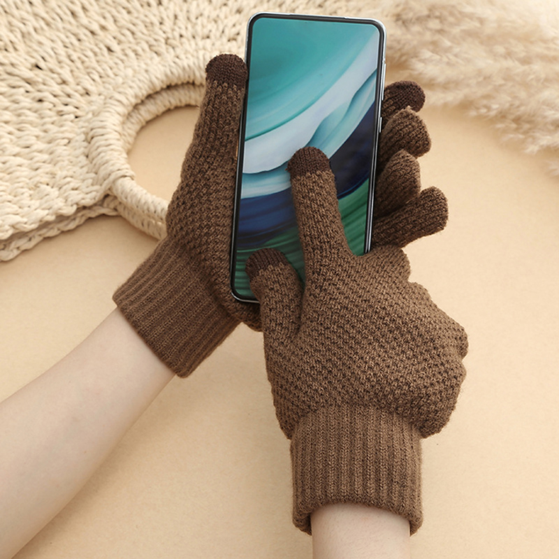 Wool Glove Lined - 2025 Erkek Kışlık Sıcak Dokunmatik Ekran