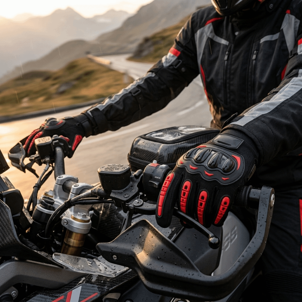 Motorcycle Glove Knuckle - Aşınmaya Dayanıklı, Dokunmatik Ekran Uyumlu, Kaymayı