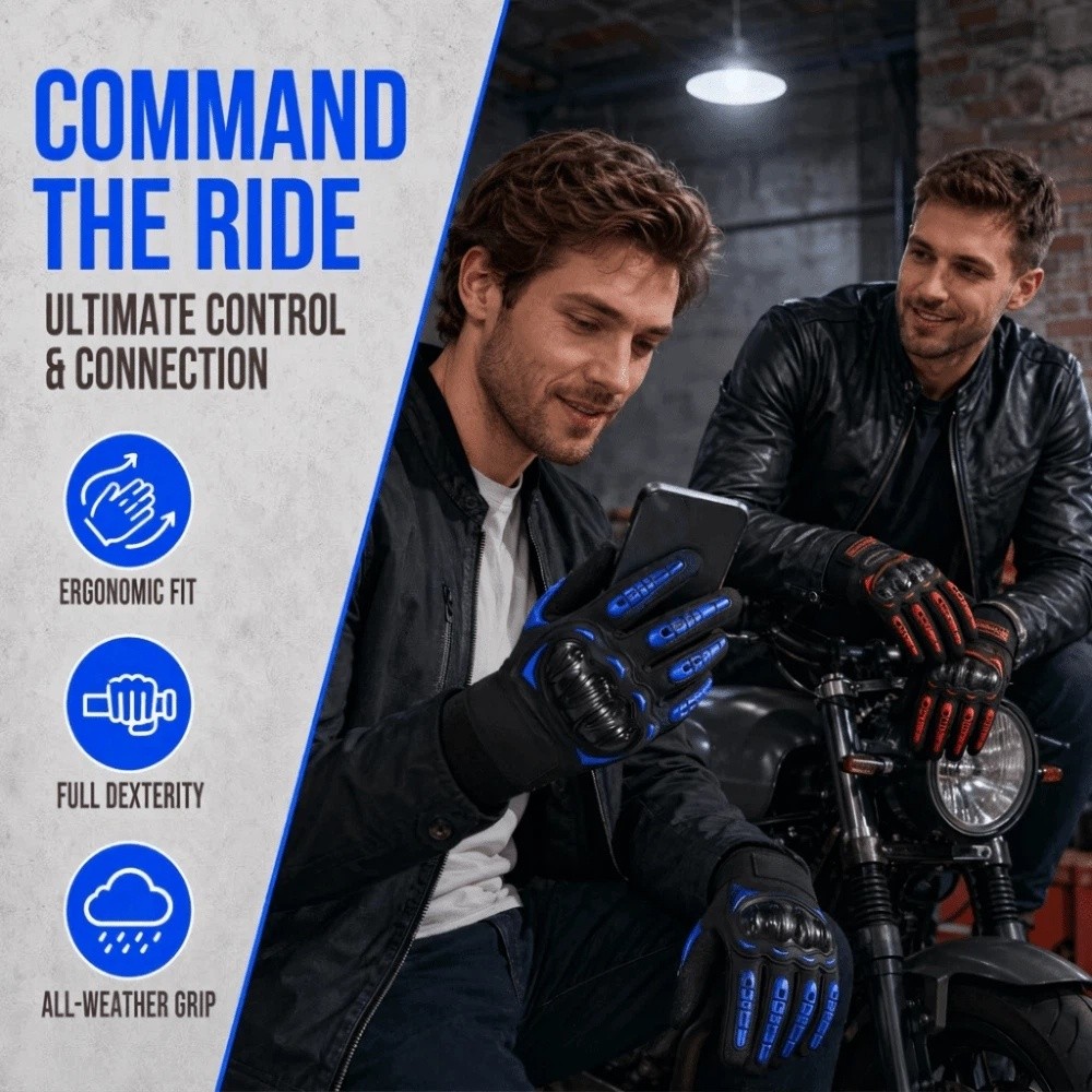 Aşınmaya Dayanıklı, Dokunmatik - Motorcycle Glove Knuckle incelemesi ve fiyatı